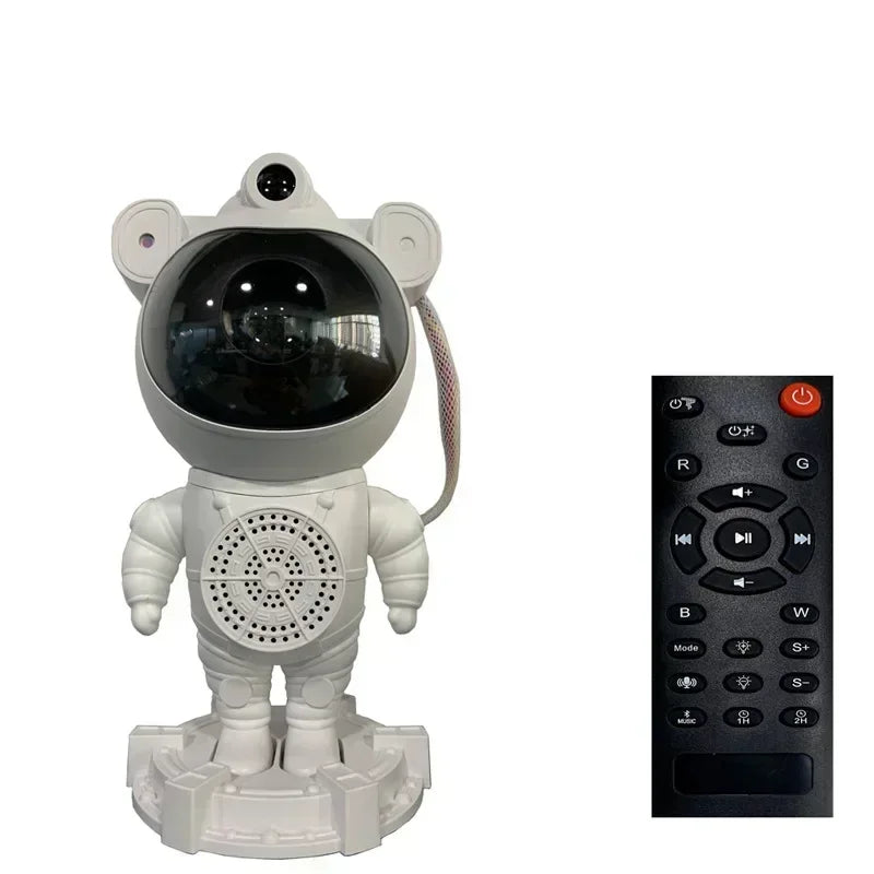 Astronaut Starry Sky Projector with Music & Adjustable Arms for Kids' Room