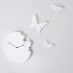 Modern 3D Butterfly Wall Clock - Unique Artistic Design for Home, Office, Bedroom, Living Room Decoration