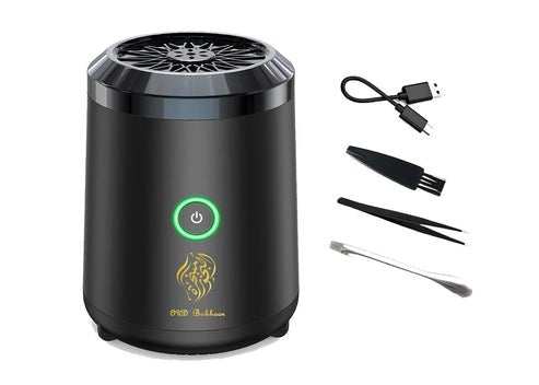Smart Electric Oud Bukhoor Burner – Portable USB Arabic Incense Diffuser with Accessories Kit