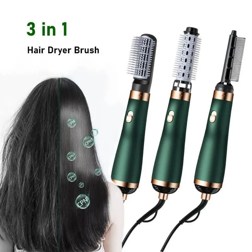 3-in-1 Hot Air Styler for Drying, Straightening & Curling – Multi-Functional Hair Styling Tool