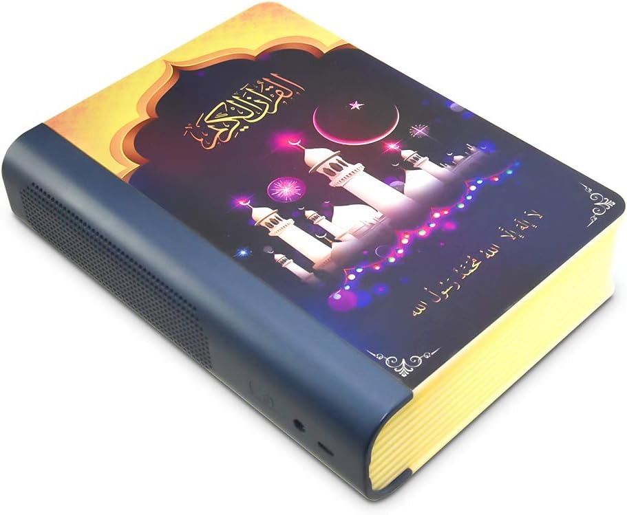 Islamic LED Speaker Book – Bluetooth Quran Player with Recitation & Light