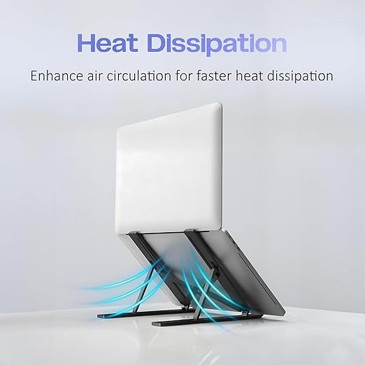 Adjustable Portable Laptop Stand – Foldable & Ergonomic Design for All Devices