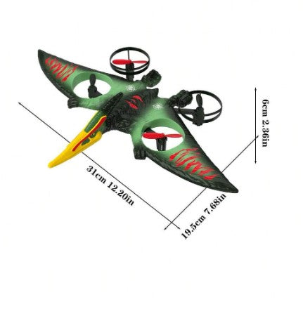 Easy-to-Control Dinosaur Drone with One-Key Takeoff, Landing & Return