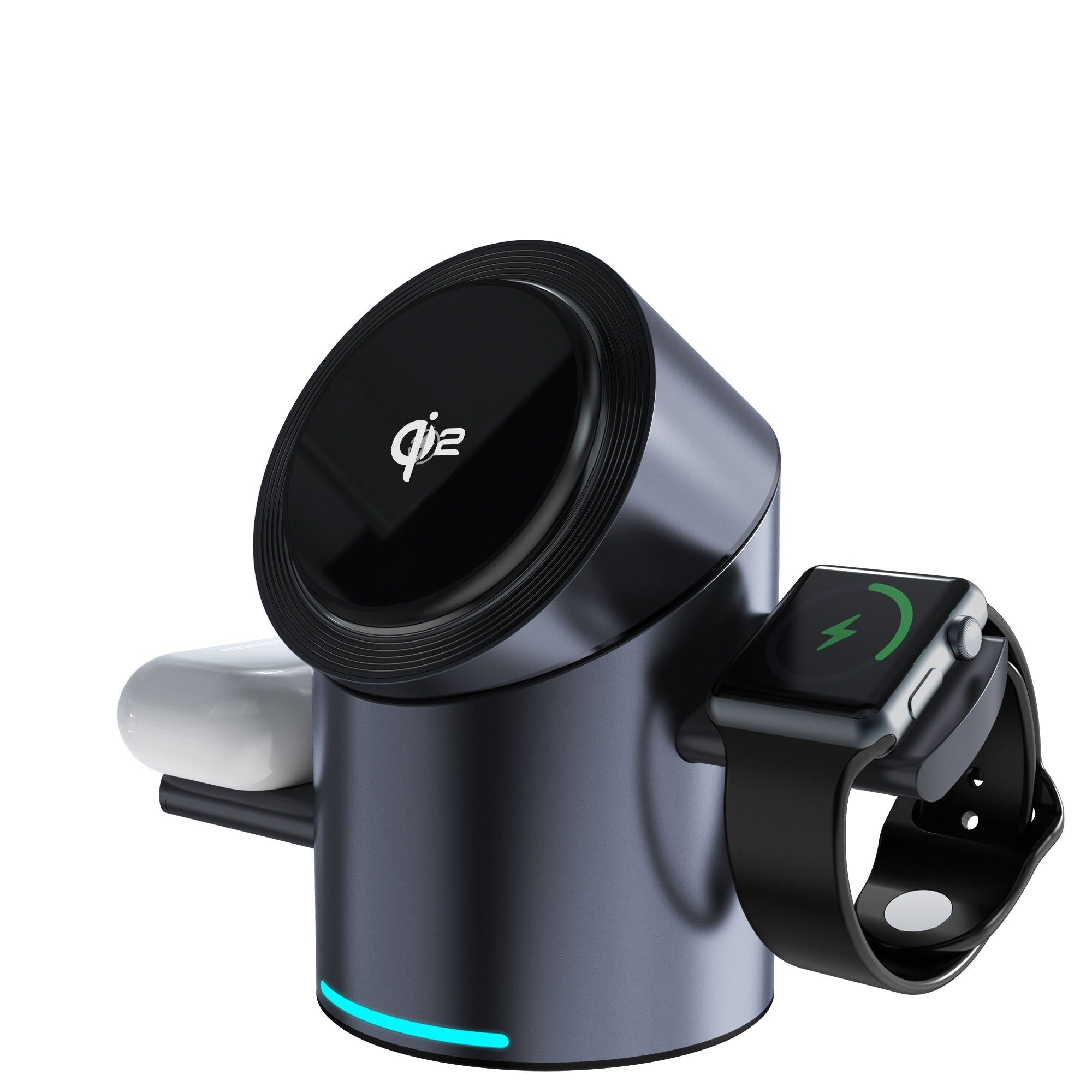 3-in-1 Magnetic Wireless Charging Station for iPhone, AirPods & Apple Watch