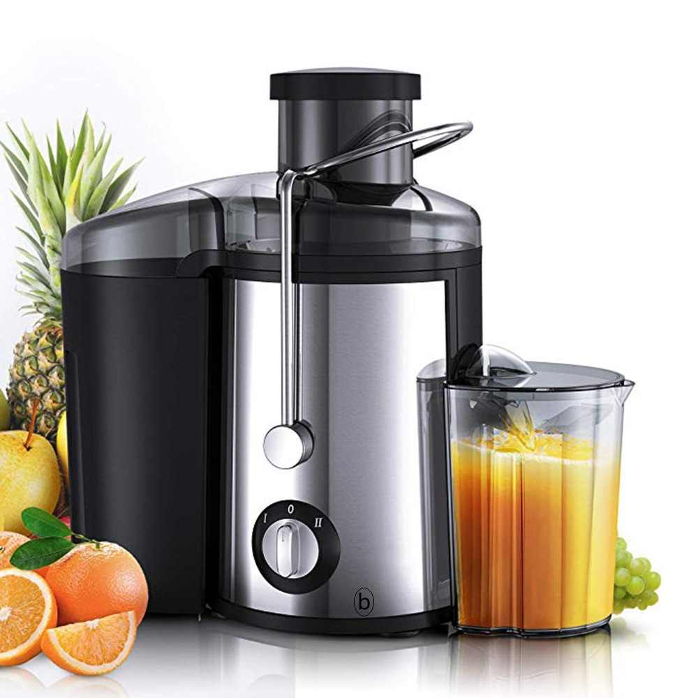 Stainless Steel Juice Extractor – High-Speed Electric Juicer for Fresh Fruits & Vegetables